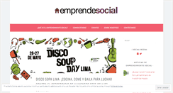 Desktop Screenshot of emprendesocial.com